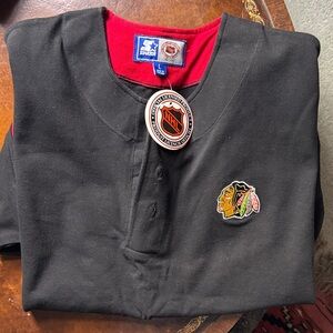 STARTER Chicago Blackhawks baseball style jersey